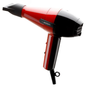 Elchim 2001 High Pressure Red & Black Schuin achter